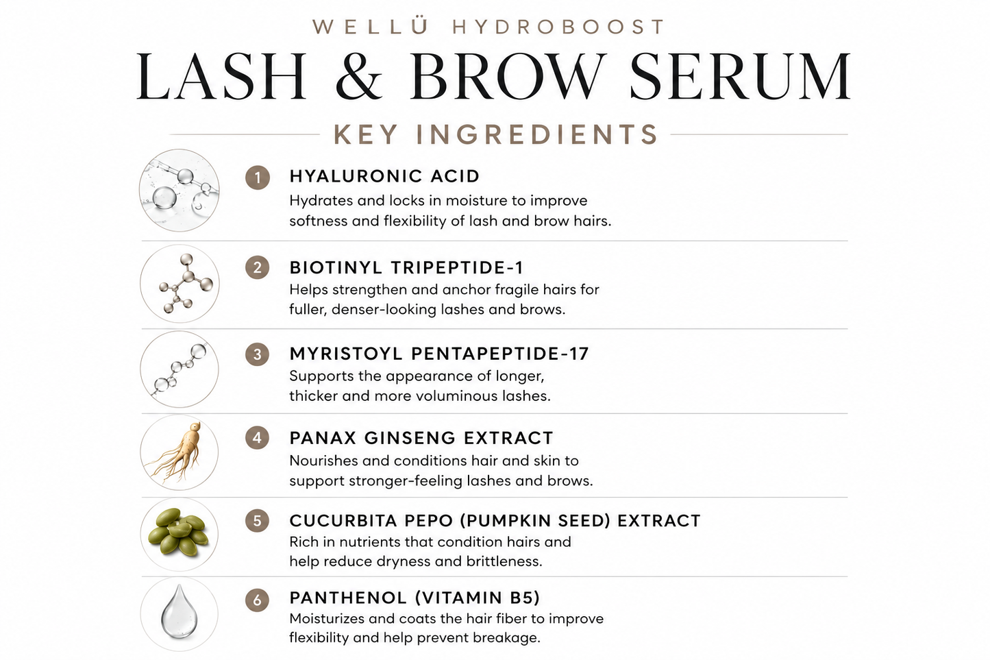 Lash & Brow Hydroboost Serum